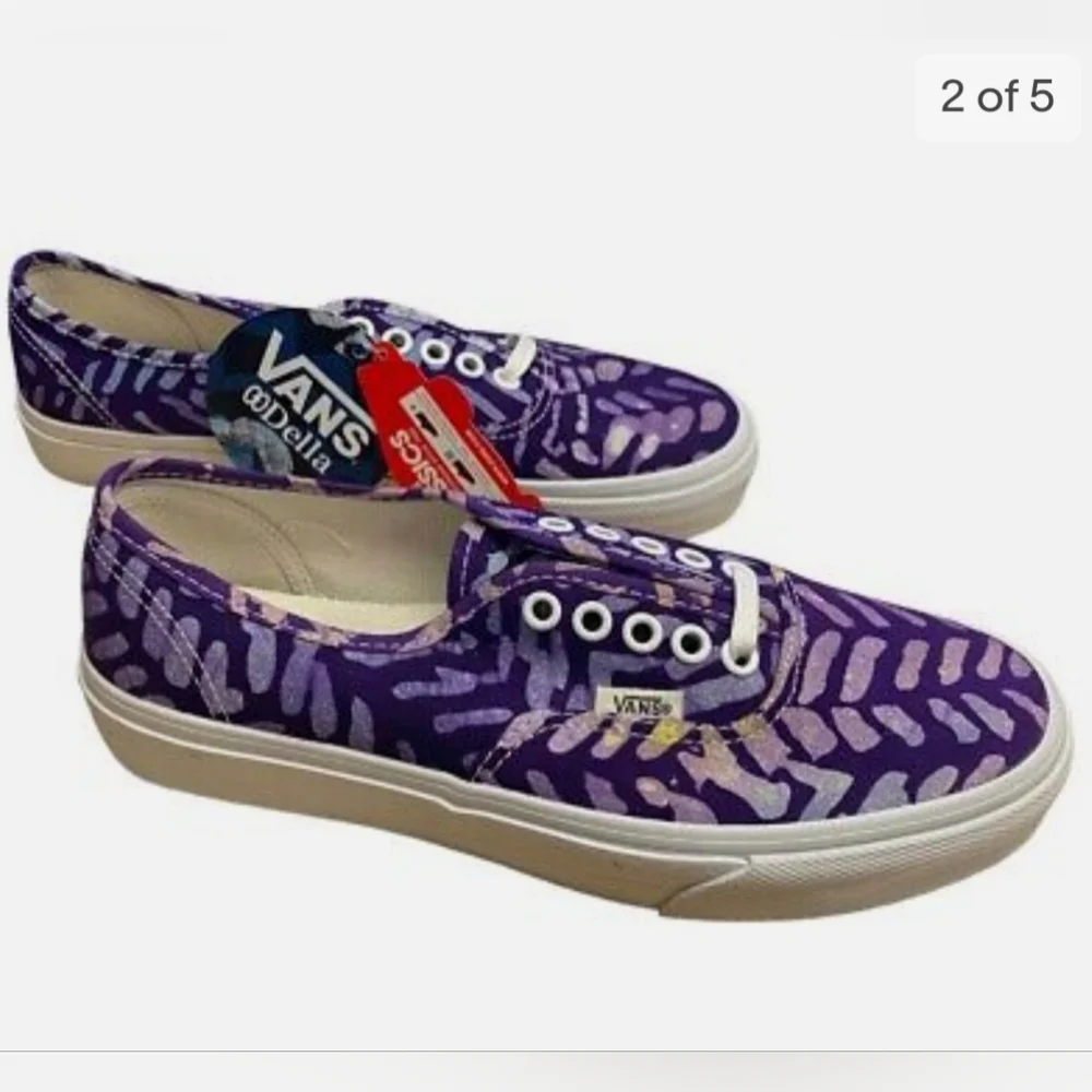 Vans Authentic Off the Wall Della Batik/Multi purple Unisex US  W7.5/ M6 VN-1_2